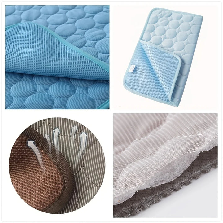 Dog cooling mat close-up
