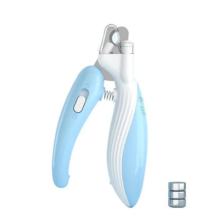 Blue and white pet nail clipper 
