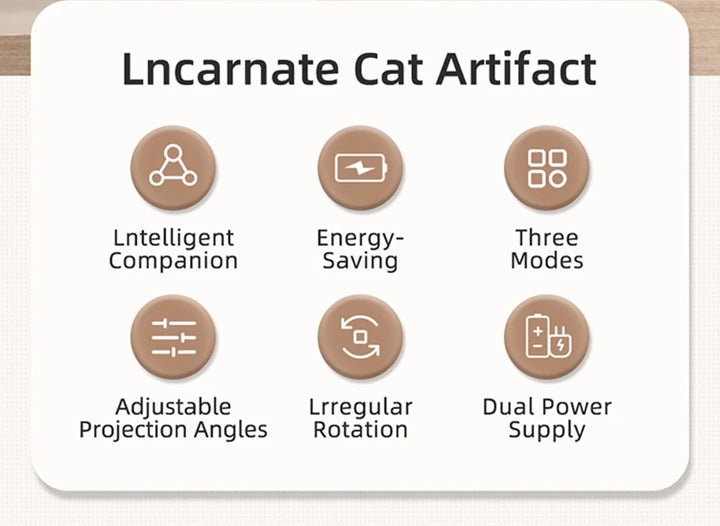 Features of the cat laser toy