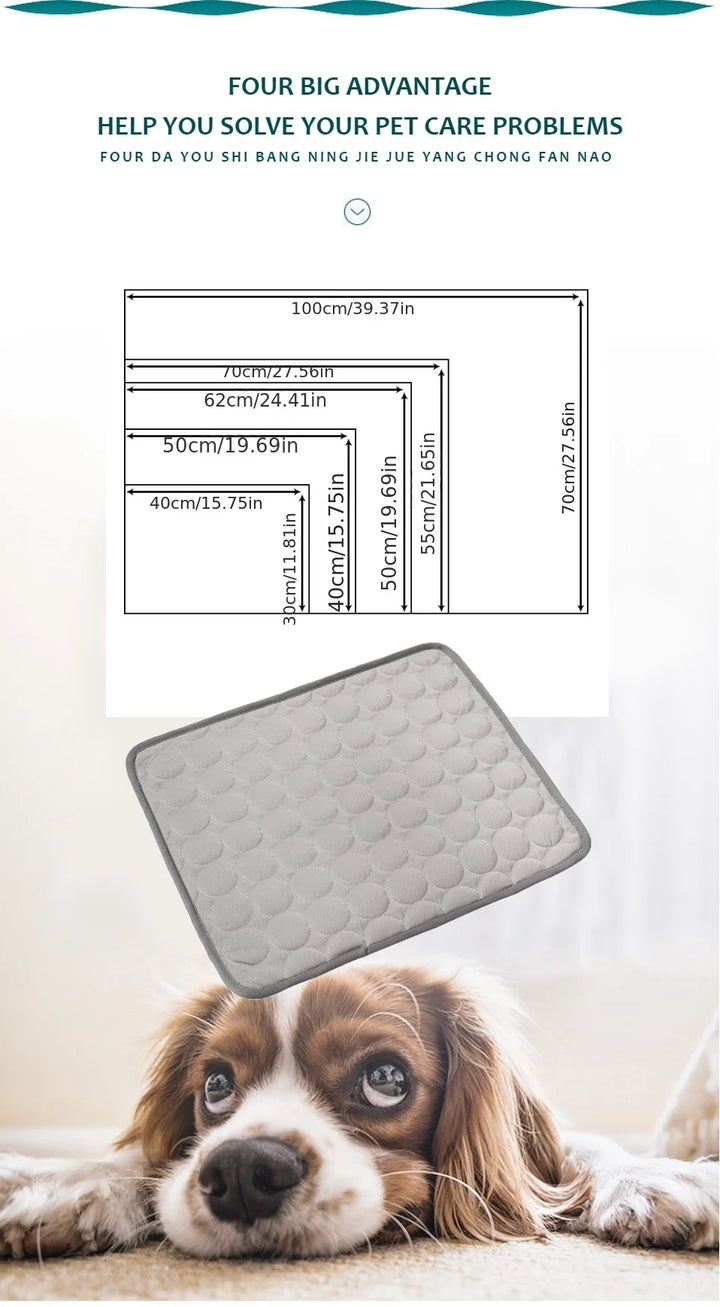Dog cooling mat size dimensions