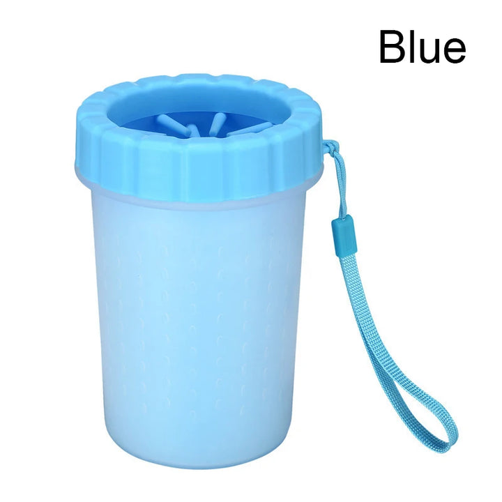 blue pet paw cleaner
