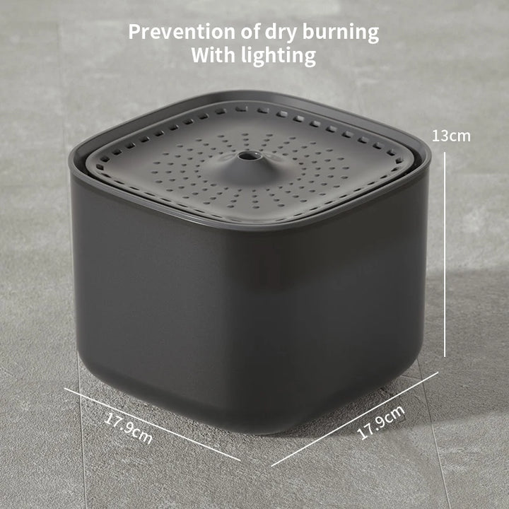 black cat water fountain