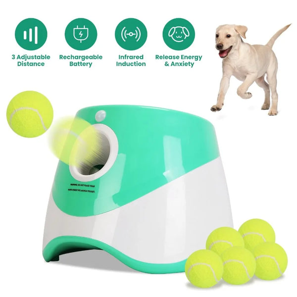 Automatic Dog Ball Launcher Toy