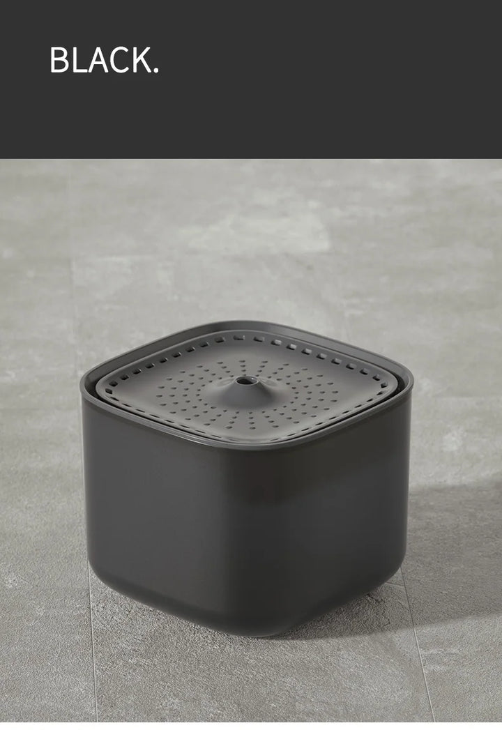 Black cat water fountain