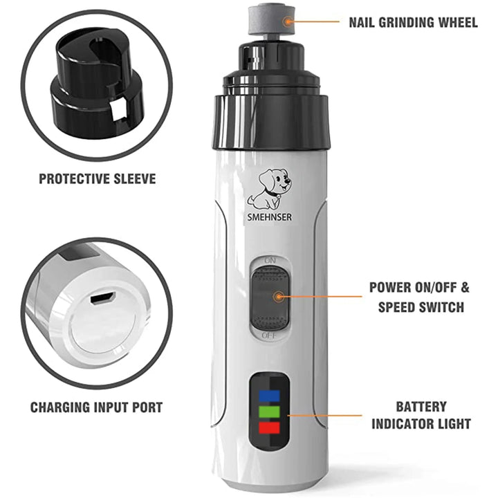 Electric dog nail grinder