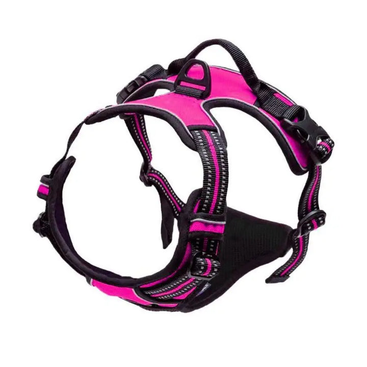 Pink no pull dog harness