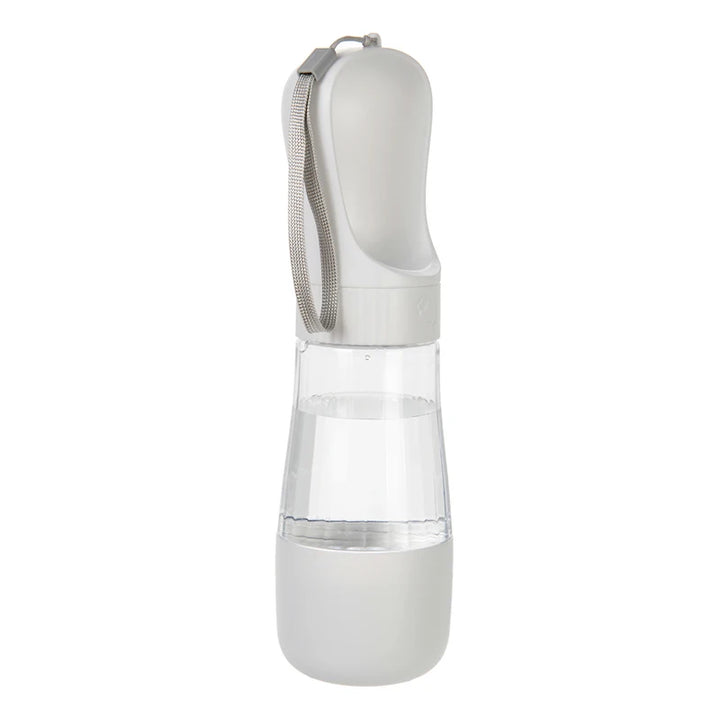 White Portable Dog Water and Food Bottle