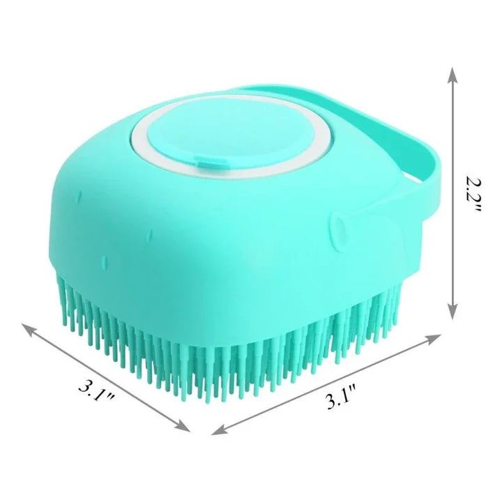 Pet Shampoo Brush measurements