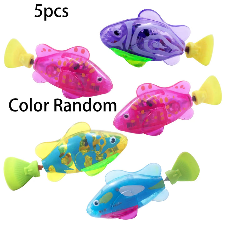 five cat fish toys