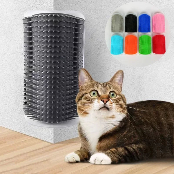 Cat Wall Grooming Brush | Self-Groomer & Hair Remover – PetUSD