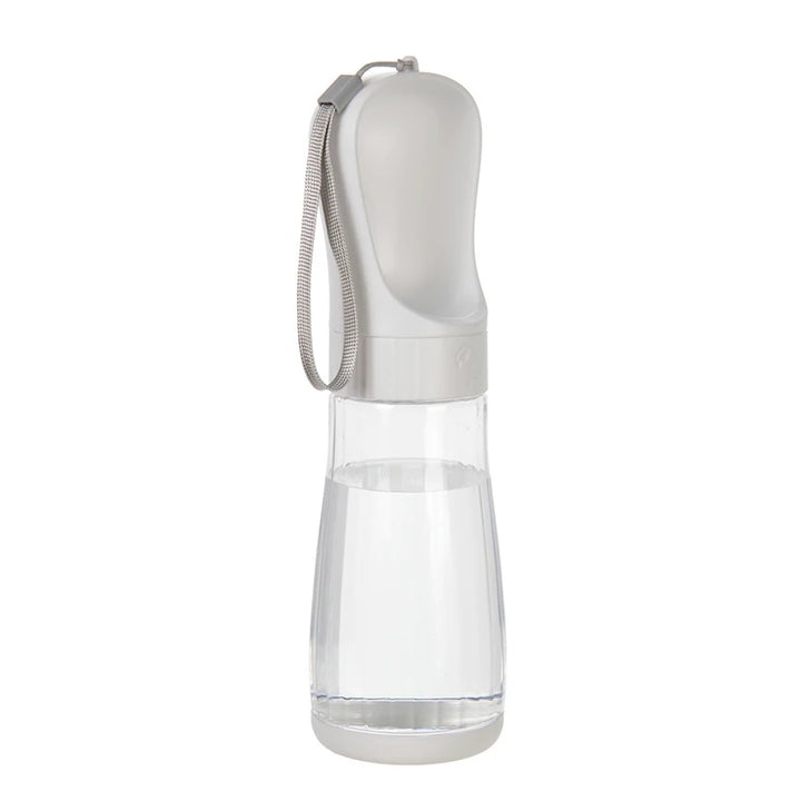 White Portable Dog Water Bottle