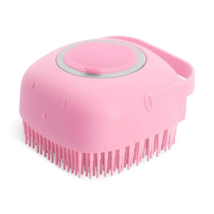 Pink Pet Shampoo Brush