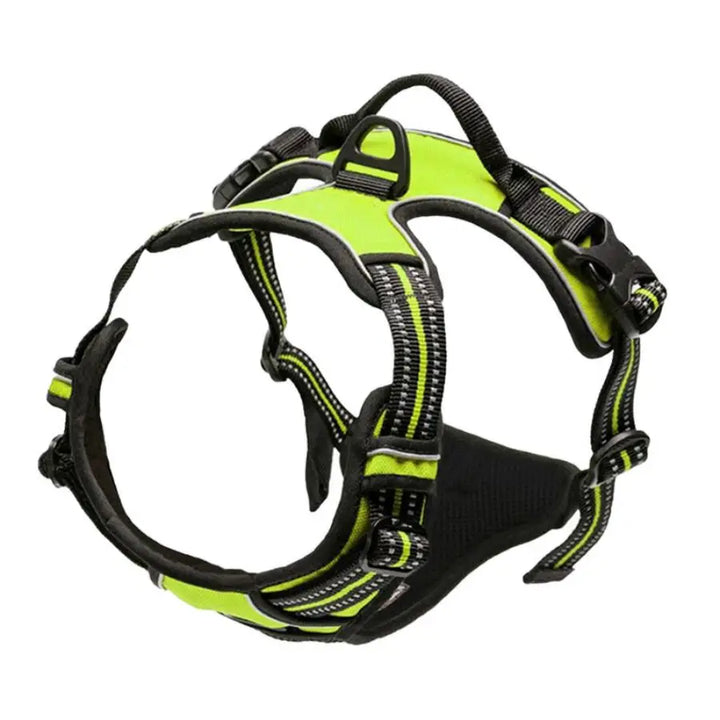 Green no pull dog harness