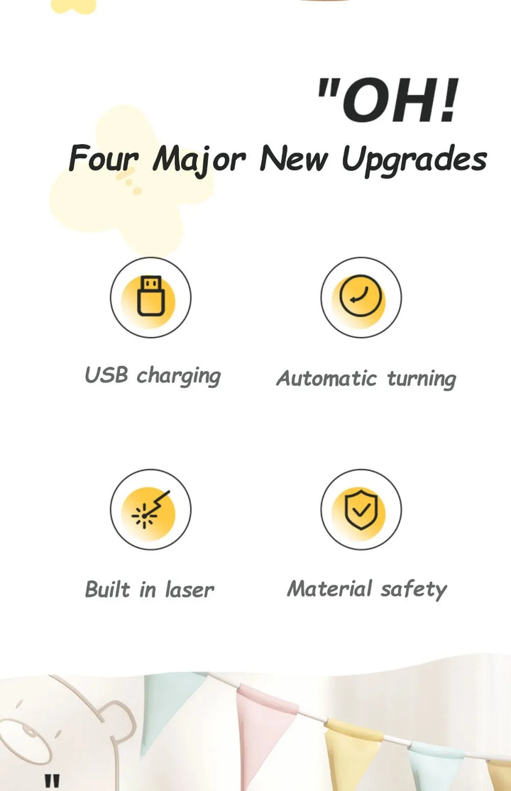 List of four major new upgrades on the Cat ball toy automatic 