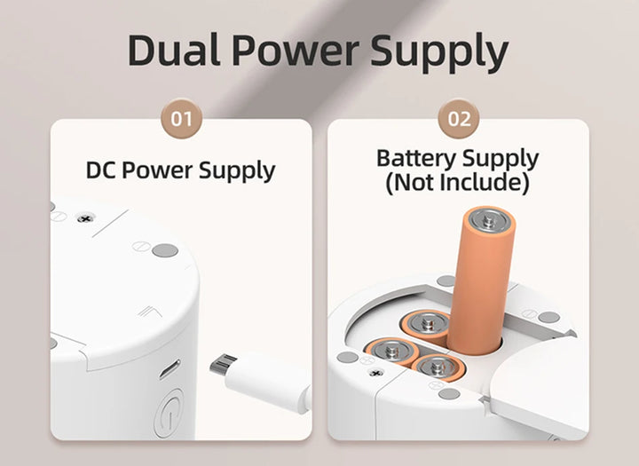 Dual power supply of Automatic Cat laser toy