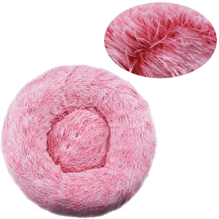 Pink Round Dog Bed