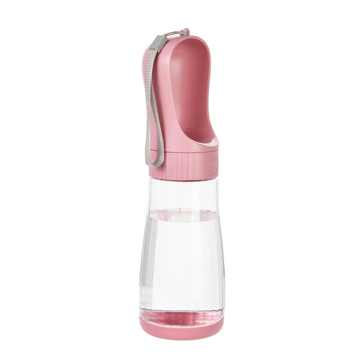 Pink Portable Dog Water Bottle