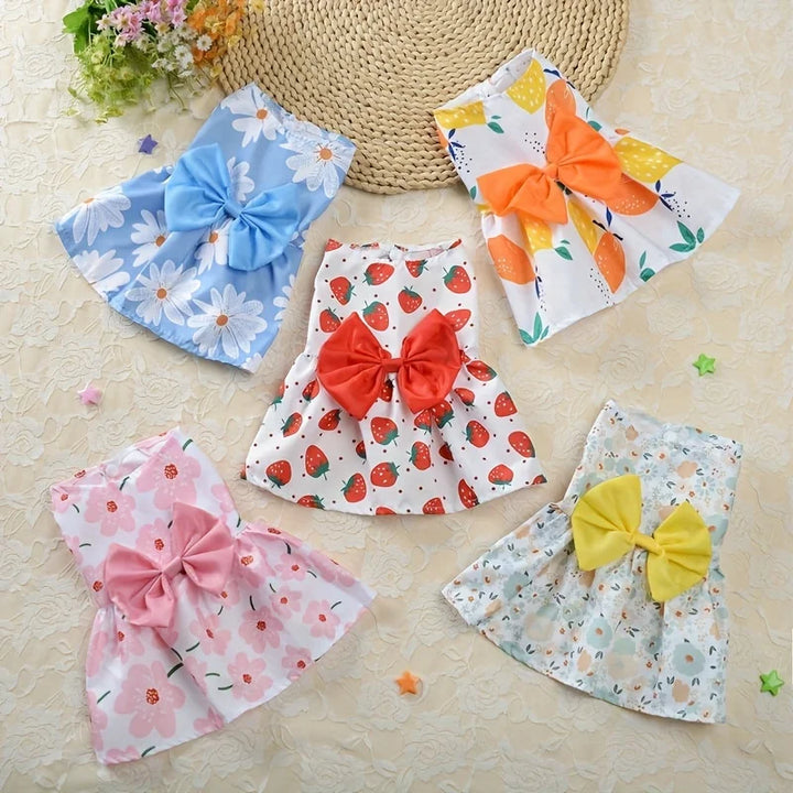 dog floral dresses
