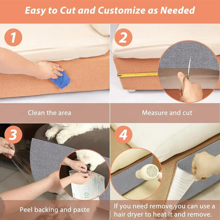 Step-by-step guide on how to clean and customize the Cat Scratching Mat