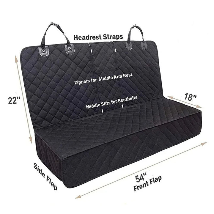 Measurements of Dog Car Seat Cover