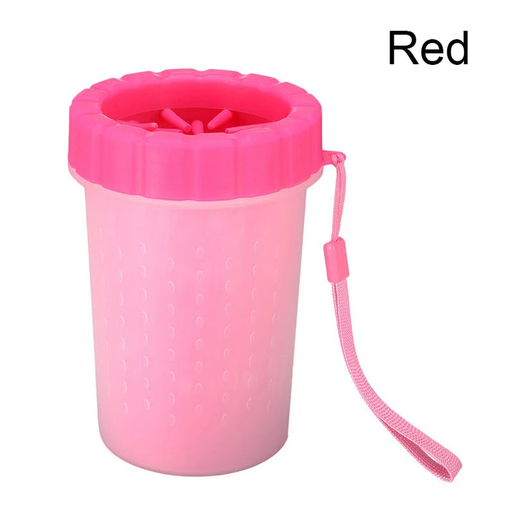 pink pet paw cleaner