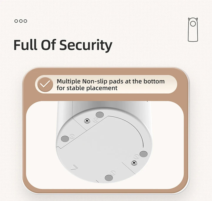Non slip pads of Automatic Cat laser toy