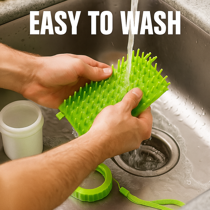 Easy to wash pet paw cleaner
